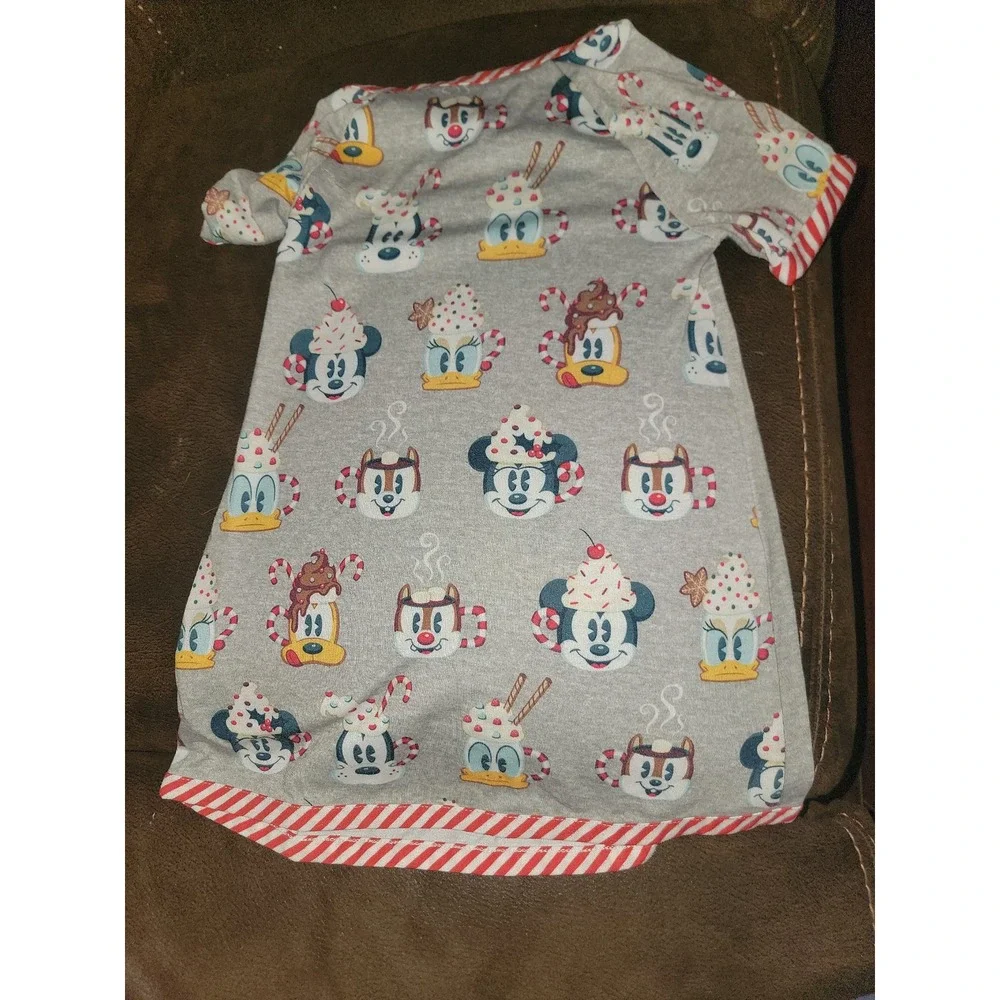 Disney minnie‎ mouse daisy duck holiday Christmas mug nightgown size 4